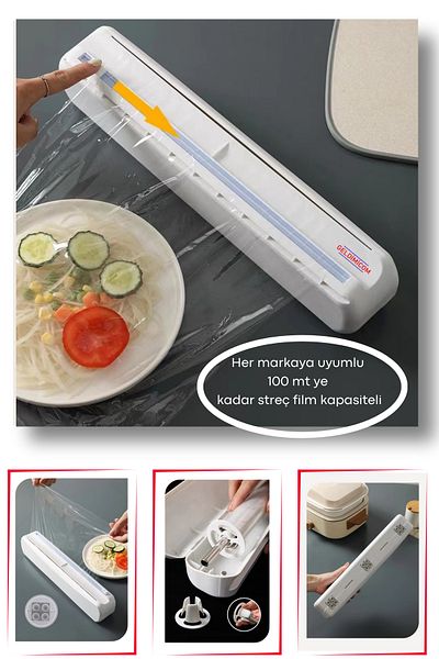 GELDİMİCOM Stretch Film Cutting Attachment Stretch Film Cutter Vacuum Fixed Stretch Film Cutting Box
