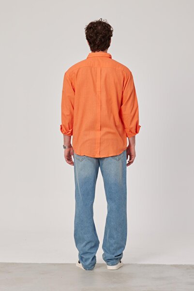 NOMARC Flamed Summer Orange Shirt