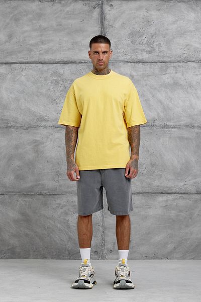 NOMARC Κίτρινο Basic Oversize Tshirt