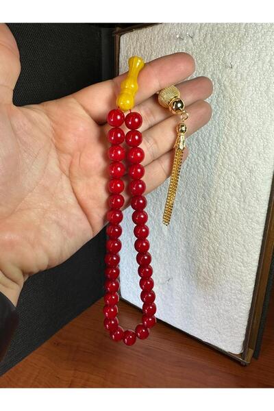 ÖMER ALTUN SIKMA Red Globe Cut Rod Amber - 10mm T-256