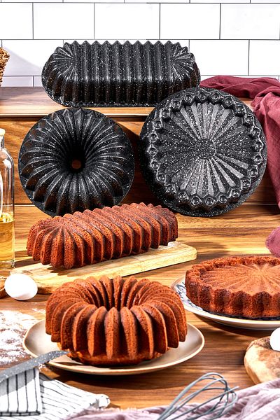 Alkar Hanımeli Cast Granite Cake & Pie Set of 3