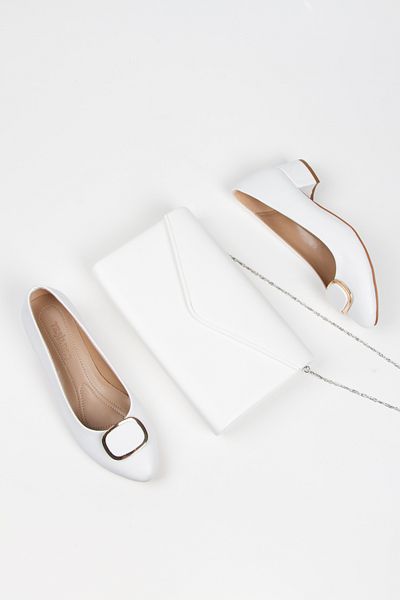 AYDOĞDU by ünal Bag and Thick Heel Women's Shoes Combination-4062