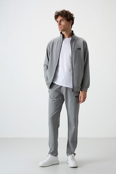 AIR JONES Ανδρική φόρμα Troy Grey Melange Standard Mold - 85196