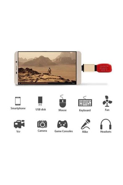 Concord Type C Usb 3.1 Otg Telefonlara Flash Bellek Takma Aparatı Metal
