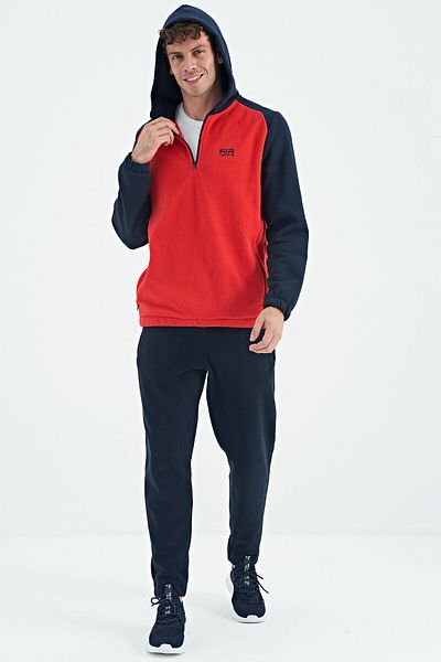 AIR JONES Darrel Navy Blue Fleece Men's Tracksuit Bottom - 82109