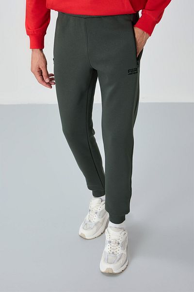 AIR JONES Ανδρική αθλητική φόρμα Cesar Khaki Pocketed Bottom - 84929