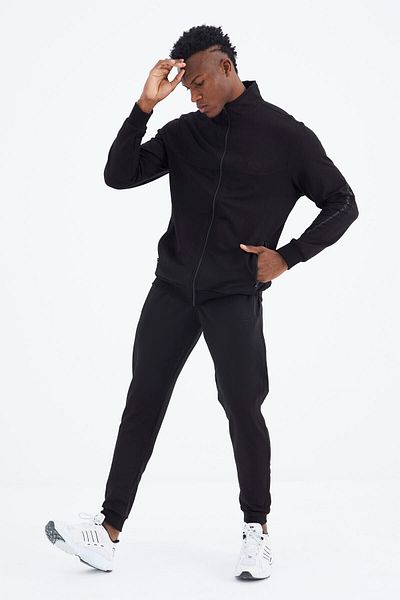 AIR JONES Σετ φόρμας Igor Black Standard Fit - 85229