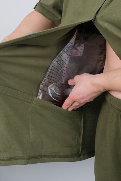 CURE4U Cure Adaptive Khaki Post-Operative Treatment and Patient Care Clothing (Size S - Bed)