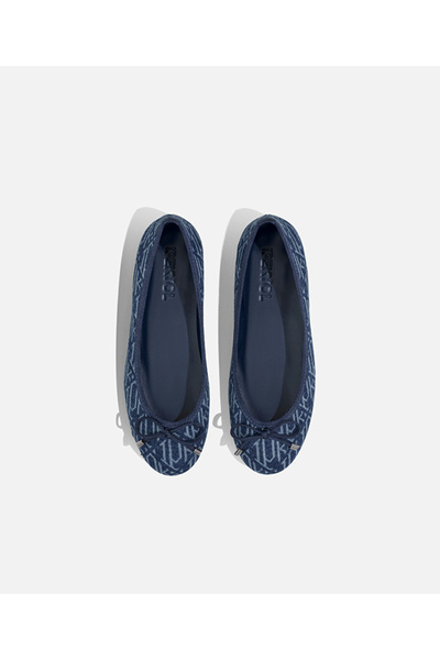 İpekyol Monogram denim babet