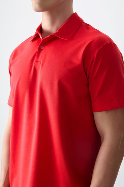 AIR JONES Χοντρό μαλακό ανδρικό μπλουζάκι Fiesta Polo Oversize Fit 88381