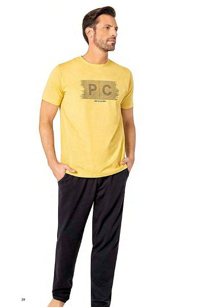 Pierre Cardin 6084 Costum de pijama pentru bărbați cu mâneci scurte
