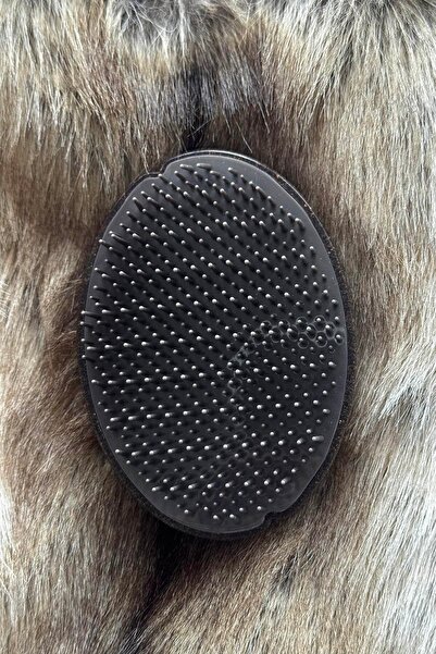 TAKIŞTIR Καφέ φορητή βούρτσα/χτένα για τα μαλλιά