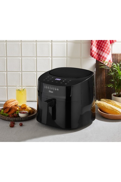 Zilan Φριτέζα θερμού αέρα ZLN7999 Μαύρο, ισχύς 1800 W, ψηφιακή οθόνη, οθόνη αφής