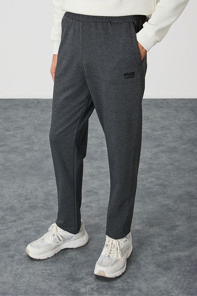 AIR JONES بنطال رياضي رجالي من Brad Anthracite Melange - مقاس قياسي 84955