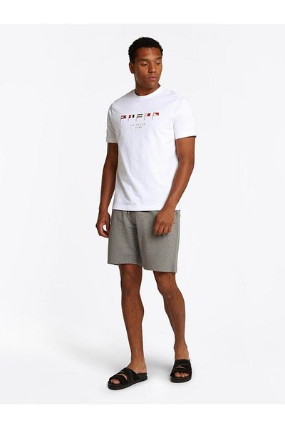 Tommy Hilfiger Men's Hilfiger Multi Flags Tee T-Shirt