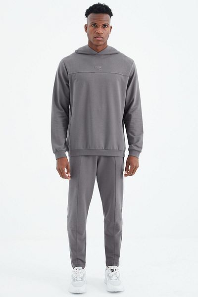 AIR JONES Σετ ανδρικής φόρμας Kelvin Basic - Σκούρο Γκρι, 85230