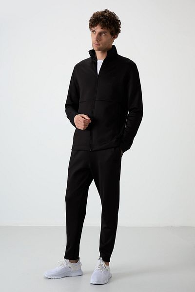 AIR JONES Ανδρική αθλητική φόρμα Bran Blackscuba Fabric - 85199