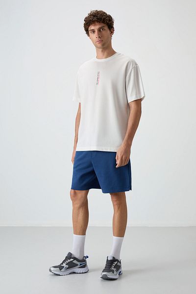 AIR JONES Βαμβακερό Βαμβακερό Χοντρό Μαλακό Υφή Comfort Fit Basic Ανδρικό Σορτς - 81274