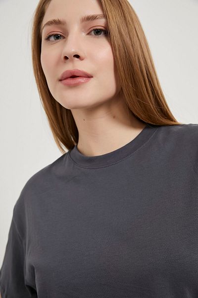 Arma Life Tricou de damă cu decolteu cu fante, afumat