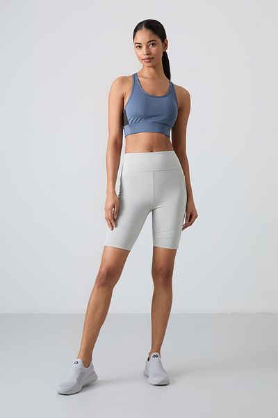 TOMMY LIFE Stone Stretchy Standard Fit Performance Women's Biker Leggings - 91012