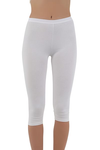 CNT Women's Short Leg Casual Leggings – Black, White, Gray |   S-M, L-Xl