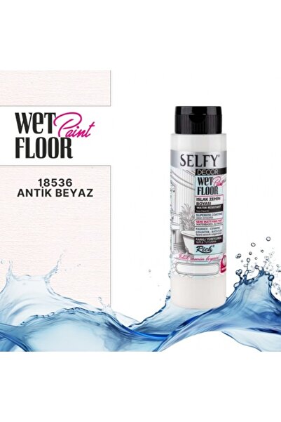 Rich Selfy Decor 500cc Islak Zemin Boyası Antik Beyaz / 18536