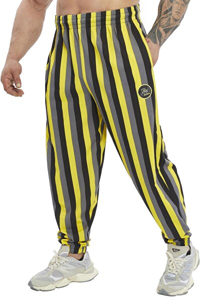 BGSM بنطال رياضي صيفي فضفاض للرجال بأرجل مطاطية BGSM PNT1410