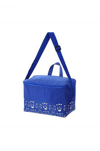 Miniso Bento Lunch Bag - Blue - 23x16cm