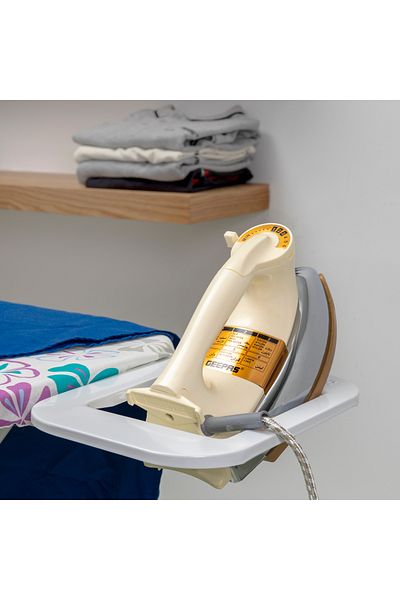 Geepas 1000W Electric Heavy Weight Dry Iron, Golden Ceramic Soleplate, GDI2752N, Adjustable Temperature