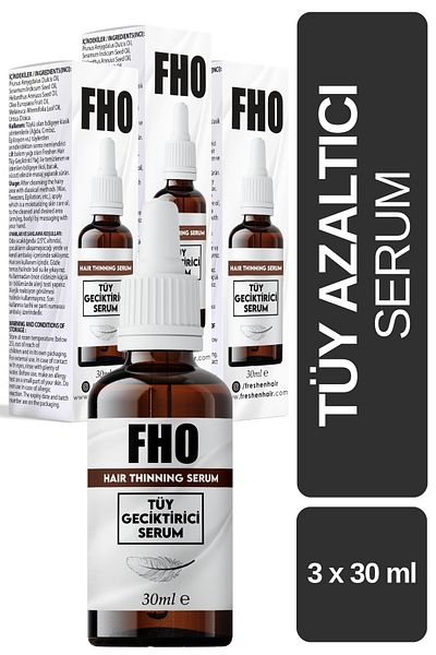 FHO Freshen Hair Depilatory Hair Reducing and Moisturizing Serum 3X30Ml