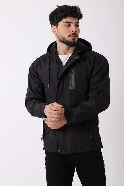Stilkombin Сезонен дъждобран със скрит джоб и детайл на гърдите BL 1801_60324