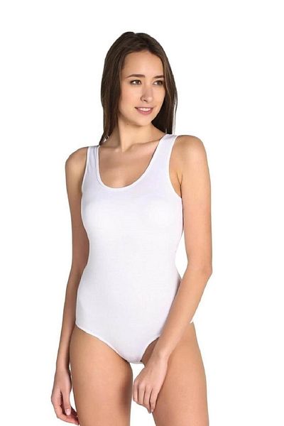 Nana & Mayka Moda Women's Passion Snap Body Elastane 3 Pack – Wide Straps, Lycra, White Bodysuit 149