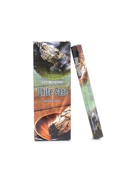 Mu Art Ayurvedic White Sage Incense