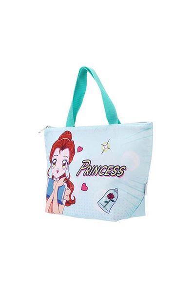 Miniso Disney Princess Manga Collection Belle Lunch Bag - Light Green