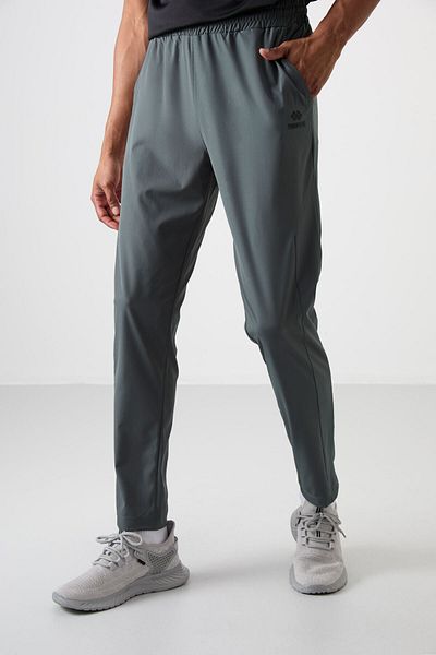 TOMMY LIFE Ανδρικό αθλητικό παντελόνι Khaki Thin Soft Comfort Fit - 82119