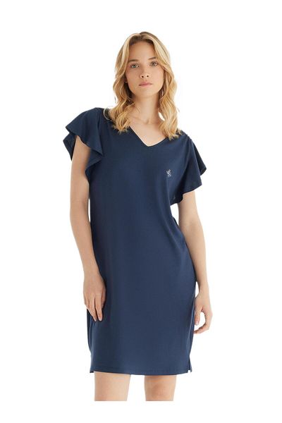 Blackspade Women's Navy Blue Nightgown 51844