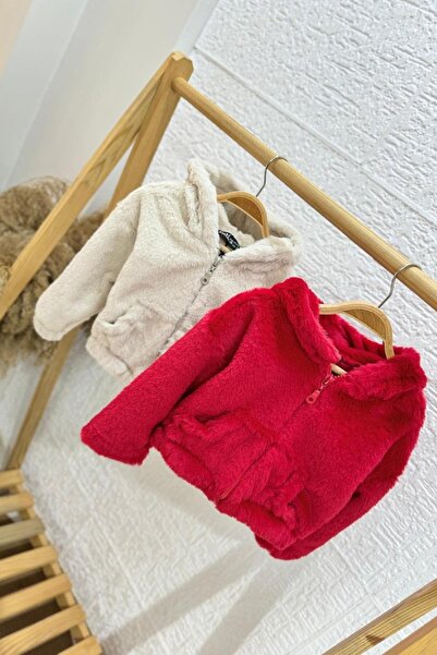Mojo Bebek Mojo Kız Çocuk 1-5 Yaş Astarlı  Peluş Mont 4564