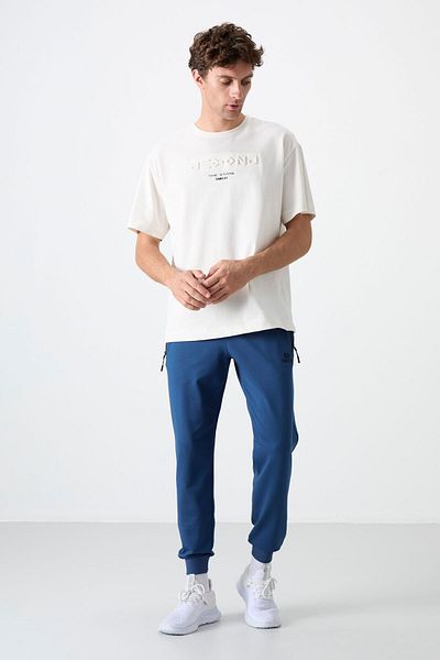 TOMMY LIFE Pantaloni de sport Jogger pentru bărbați - Buzunar Parlament, cu fermoar - 84587
