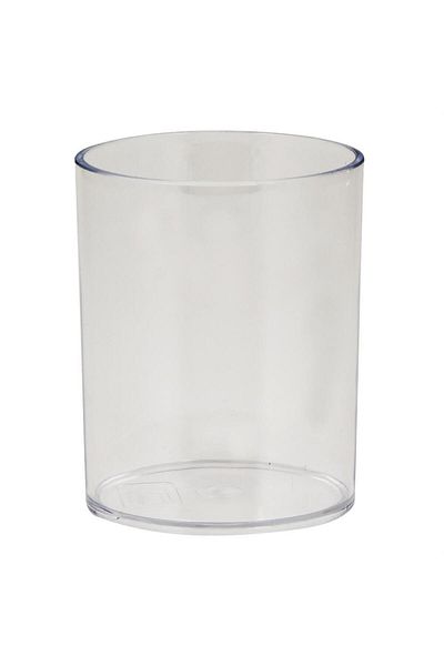 Mas 495 Crystal Pen Holder Cylinder - Transparent