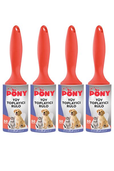 Pony Hair Collector Roller Set of 4 Cat Dog