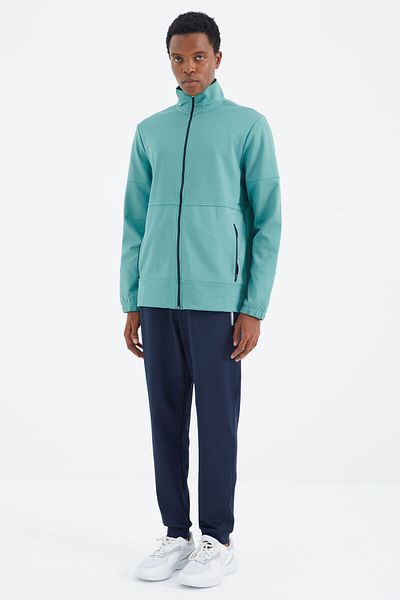 TOMMY LIFE Indigo Lace-up Pocket Λεπτομερής Άνετη Εφαρμογή Ανδρική φόρμα αθλητικής φόρμας - 84993