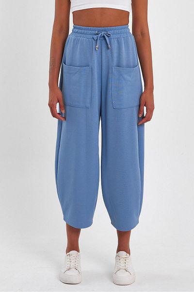 ALEXANDERGARDI Pantaloni Palazzo cu buzunare (b23-002700)