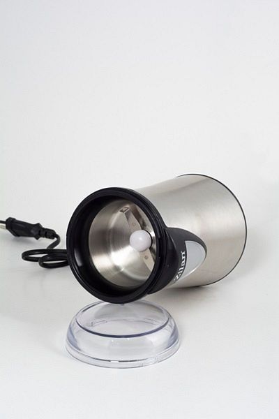 Zilan Rasnita cafea electrica, Zilan ZLN-8013,Argintiu /Negru 150 W, inox, cutite macinare otel inoxidabil