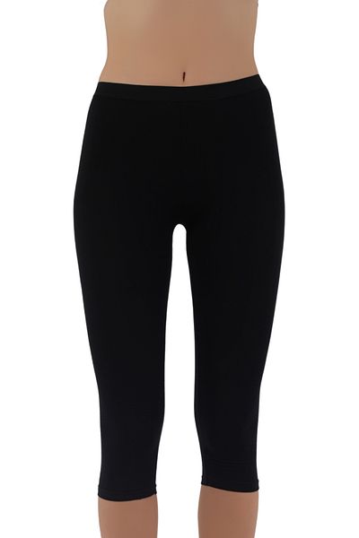 CNT Women's Short Leg Casual Leggings – Black, White, Gray |   S-M, L-Xl