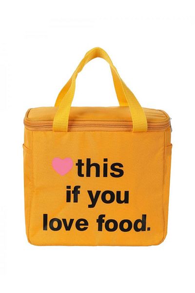 Miniso Large Lunch Bag - Orange - 24x21cm