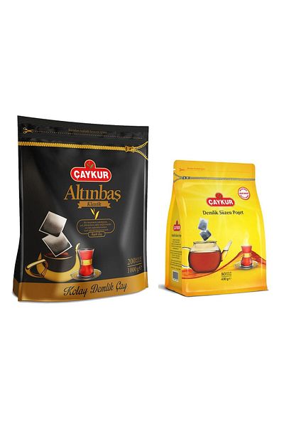 Çaykur Altınbaş Teapot Bag 200X5 Gr + Altın Süzen Teapot Bag 80 Li 400 Gr