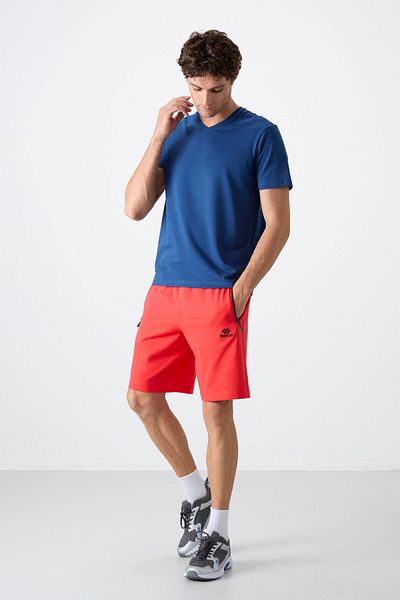 TOMMY LIFE Ανδρικό σορτς Fiesta με κρυφό φερμουάρ πίσω τσέπη Lace Up Standard Fit - 81136