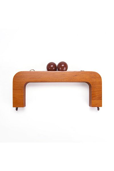 Sultan Rectangular Beaded Magnetic Burs 20 cm Walnut
