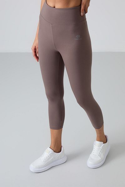 TOMMY LIFE Дамски клин с висока талия, с прилепнала кройка, кафяв, 93097