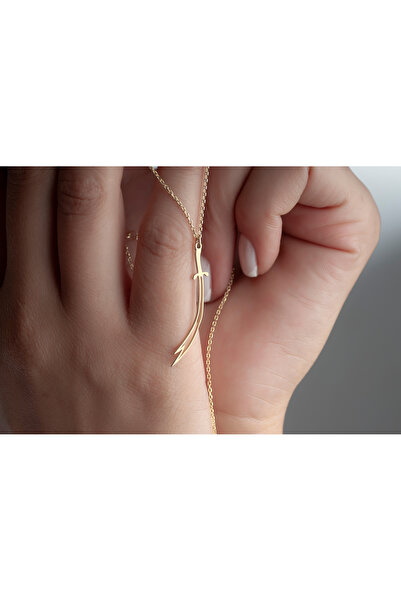 DECOVIENO Zülfikar Kılıcı Gümüş Kolye, Hz.Ali Zülfikar Kılıcı Kolye, Hz.Ali'n...